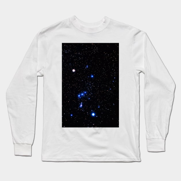 Constellation of Orion with halo effect (R550/0151) Long Sleeve T-Shirt by SciencePhoto